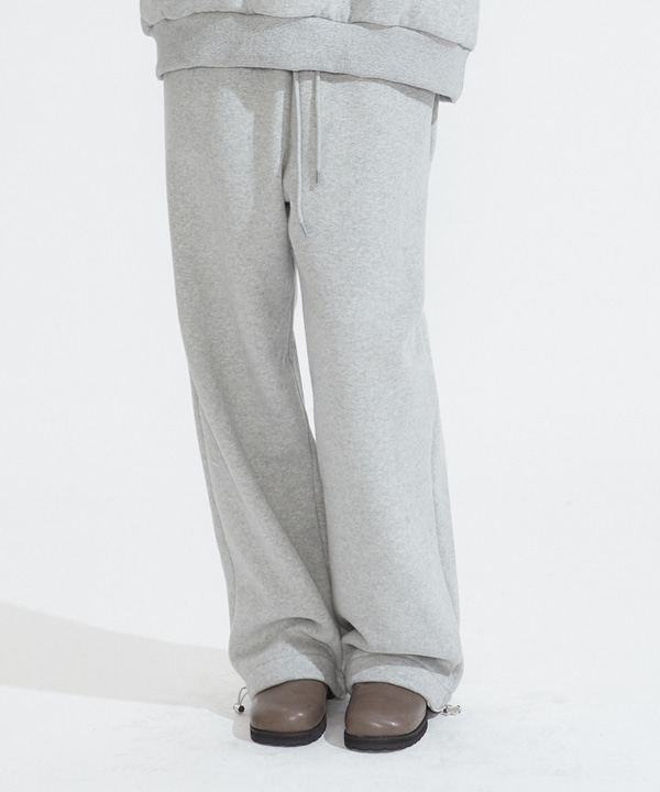 [napping] NOI521 easy wide sweatpants (gray)