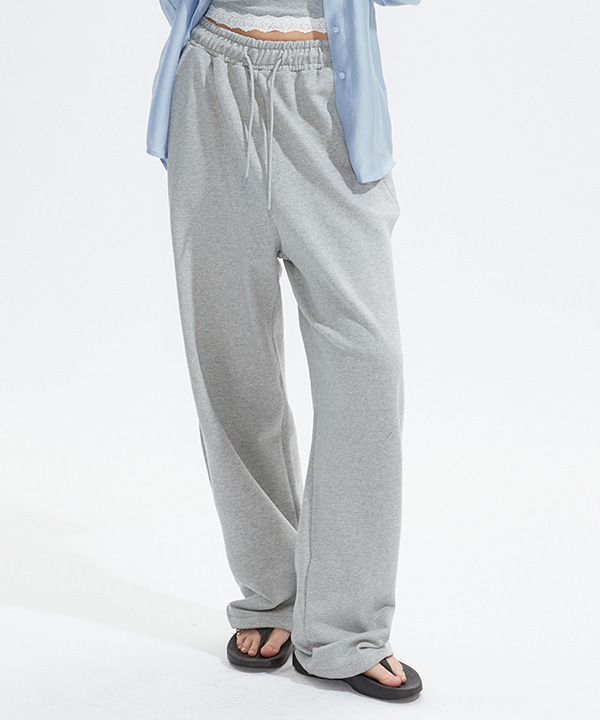 NOI606 relaxed sweat pants (gray)