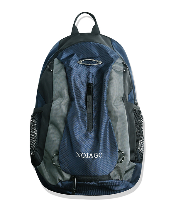 [4월26일 배송] NOI1235 multi logo backpack (blue)