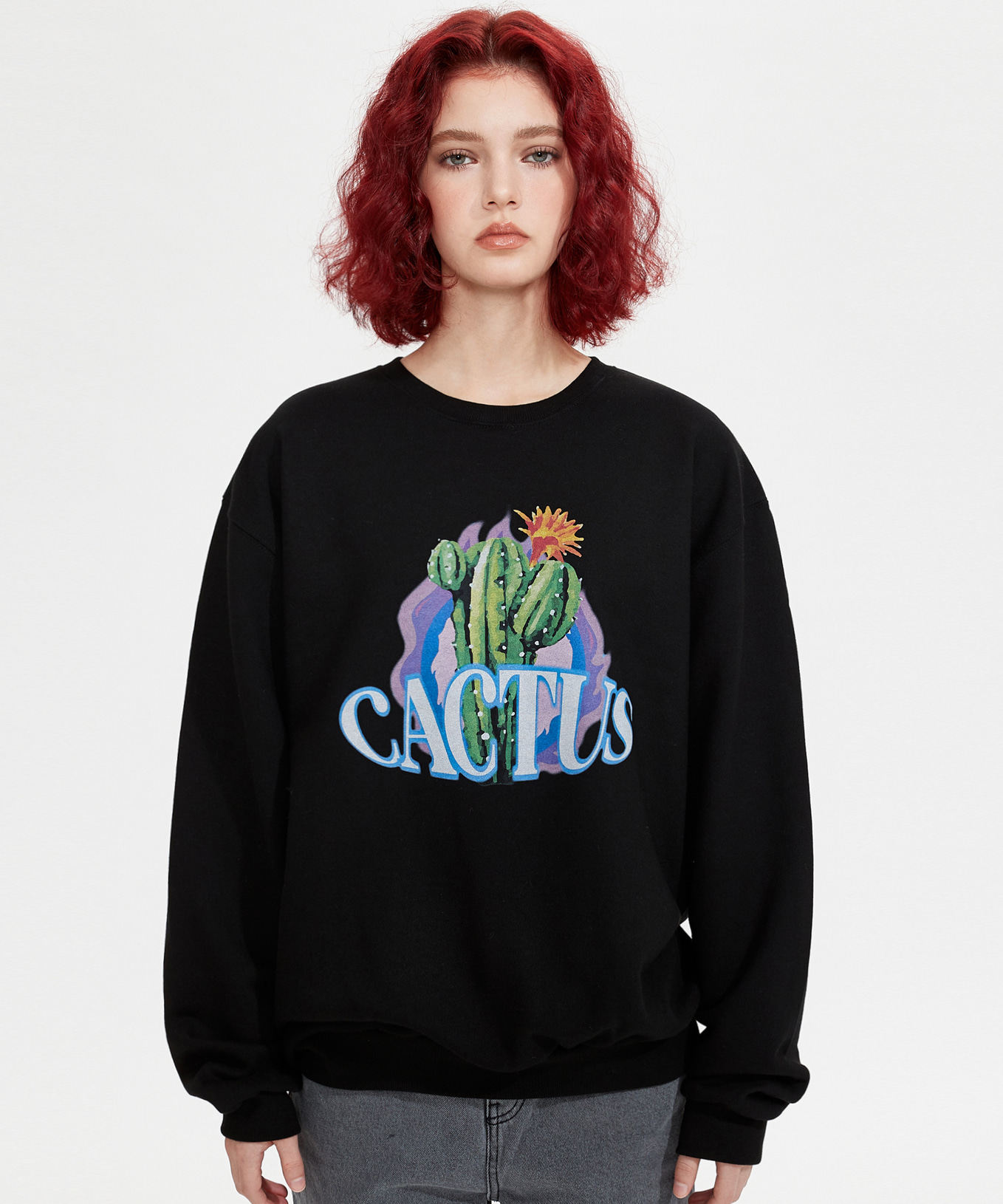NOI713 cactus sweatshirts (black)