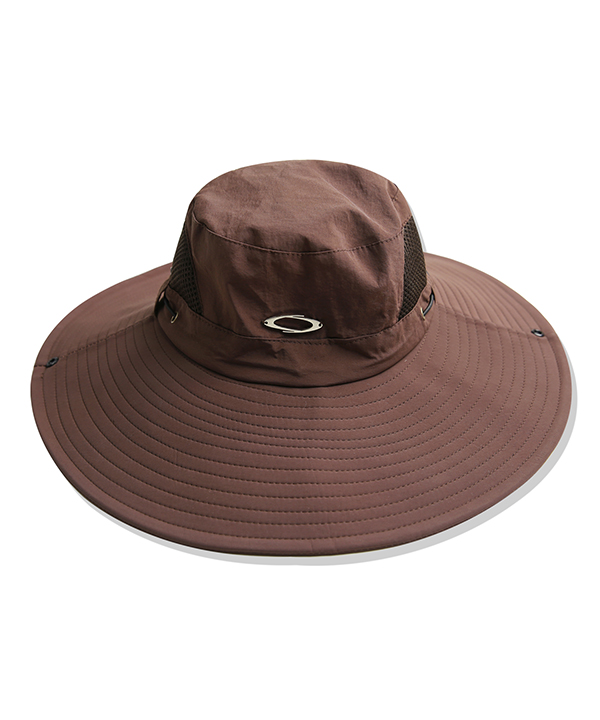 NOI1225 cozy wide bucket hat (brown)