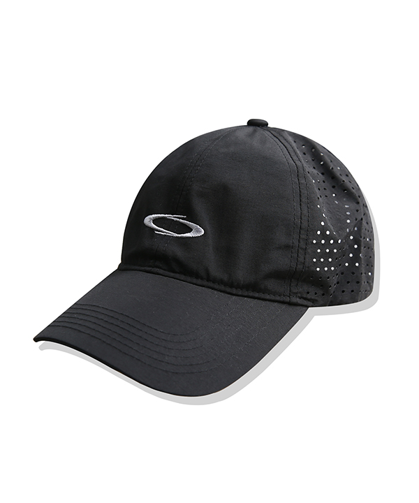 NOI1228 mesh logo ball cap (black)